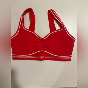 Airbrush Heart Throb Bra in Bright Red